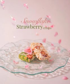 Strawberry Snowflake Crisps 草莓梨花酥